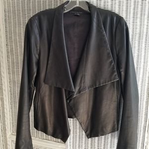 Theory Kanyal black leather jacket